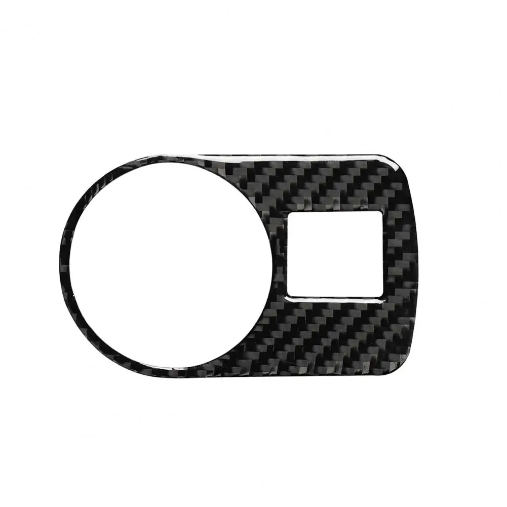 Unique Headlight Switch Decal Heat Resistance Scratch Resistant Carbon Fiber for Audi 2008-2014 TT 8n 8J MK123 TTRS car headlight switch trim
