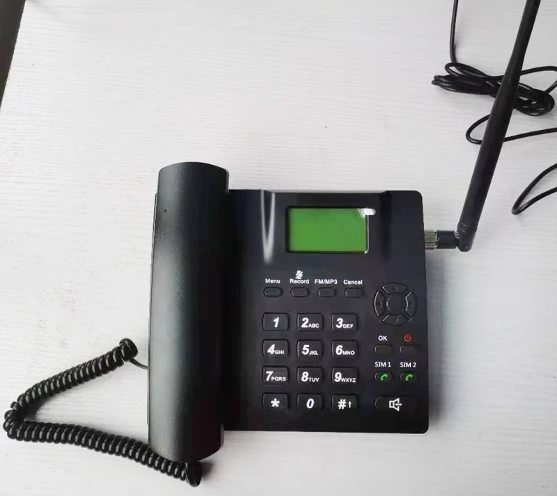 GSM беспроводной телефон 3G Настольный для деловой семьи с перезаряжаемой