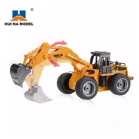 Huina 1530 1:18 RC  2.4G 6CH  Metal Excavator Remote Control Alloy  Truck RTR Gifts for Children's Day 1