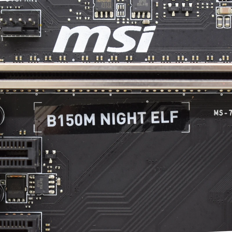 Материнская плата MSI B150M NIGHT ELF LGA1151 pin B150 материнская SATA III DDR4 оригинальный комплект