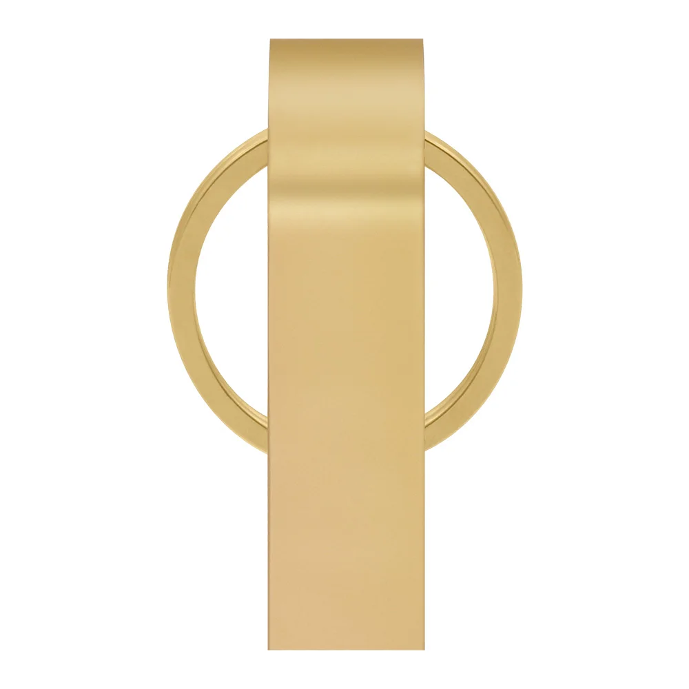 Gold USB 2.0 Ключ USB флеш-накопитель 2,0 Флешка 32 ГБ 16 ГБ 8 ГБ 4 ГБ карта памяти U диск мини металлическая ручка с логотипом под заказ для деловых подарков - Цвет: Gold USB 2.0