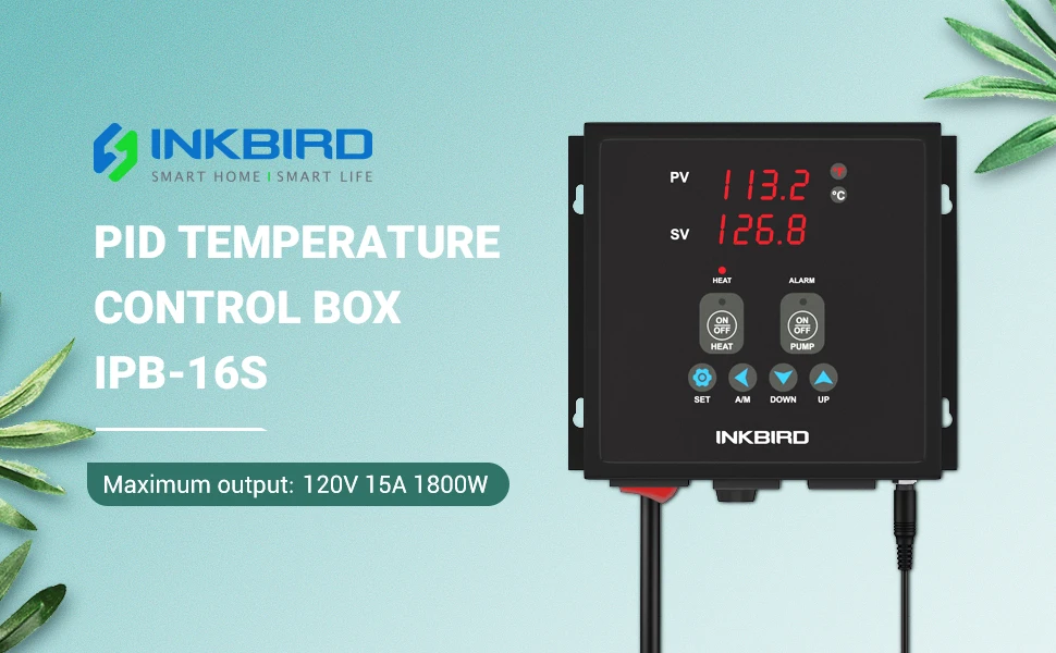 Temp Controller, 120V Plug and Play PID (Inkbird IPB-16S)