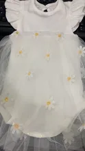 Bebé Niñas Ropa lindo de manga corta de verano bebé recién nacido Bebes mono Pelele de una pieza de princesa niños pequeños