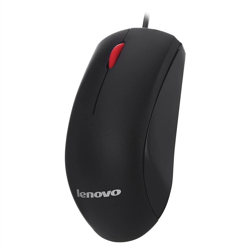 Проводная оптическая мышь lenovo M120 red dot для ноутбука, ПК, офиса, дома