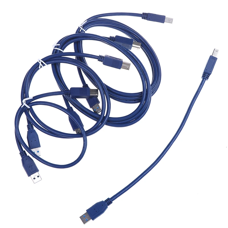 USB 3,0 A Male AM к USB 3,0 B Тип Male BM Удлинительный кабель для принтера USB3.0 кабель для сверхскоростной печати