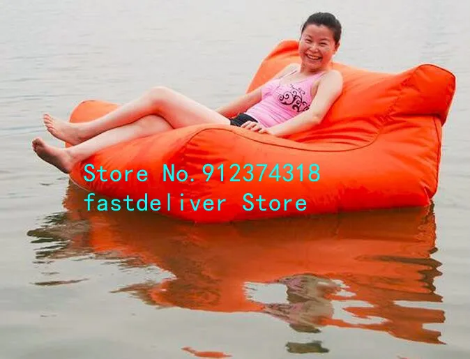 Wholesale waterproof outdoor bean bag chair colorful beach bean bag, 120cm two people beanbagsofa cover