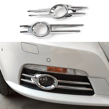 

2pc Chrome Front Head Fog Light Lamp Cover Trim Molding Fit For Volkswagen CC 2009-2011 Passat Alltrack Variant 2009-2014 ABS