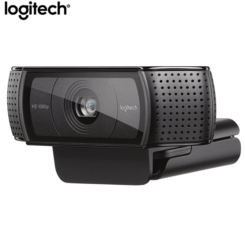 Веб камера Logitech HD Pro C920e широкоформатный видеочат запись USB Smart 1080p автофокуса Full