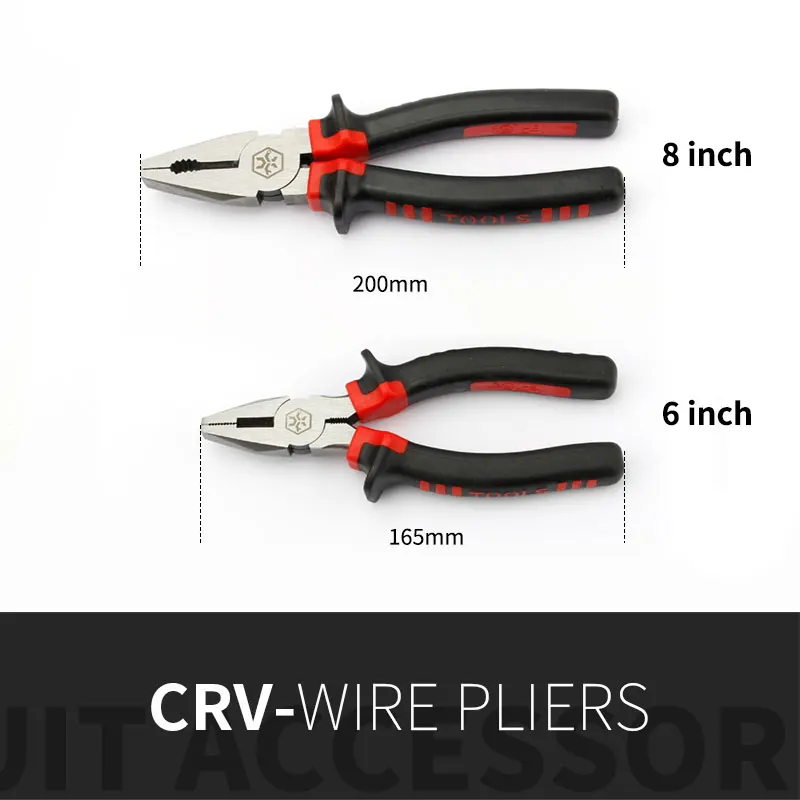Industrial Grade Crv Wire Cutter Wire Plier 1Pcs Hardware Tools Hand Pliers Tiger Pliers 6/8 Inch diagonal pliers dental wire cutter pliers