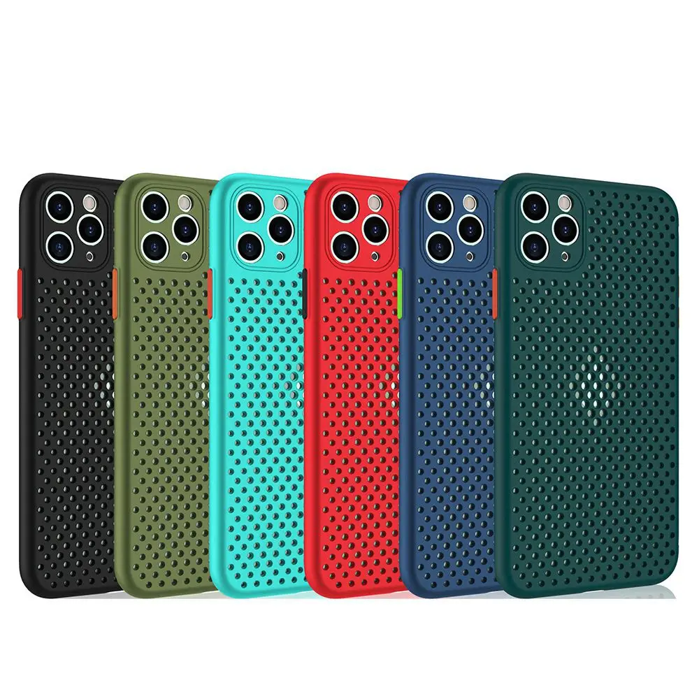 Охлаждающий чехол для Apple iPhone 11Pro Max дышащий дизайн теплоотвода мягкий Xr XS