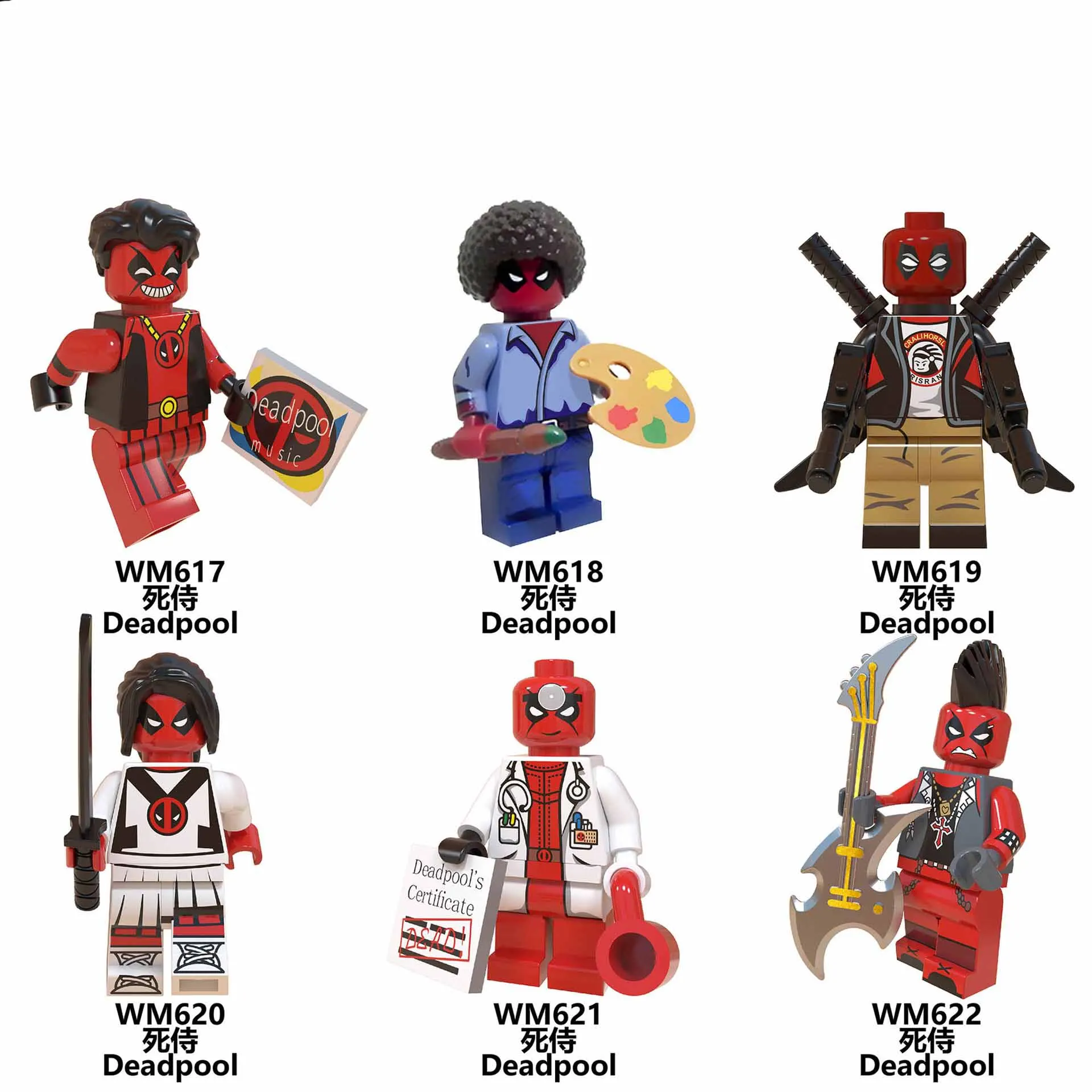 

Hot Superhero Clown Female Death Service Singular Dr. Flash Woman Building Blocks Bricks Children's Toys Boy Gifts JM135