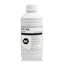 Tinta DTF de 1000ML, 5 colores disponibles para película de impresora directa, transferencia de calor para película PET, película de transferencia de polvo de fusión en caliente