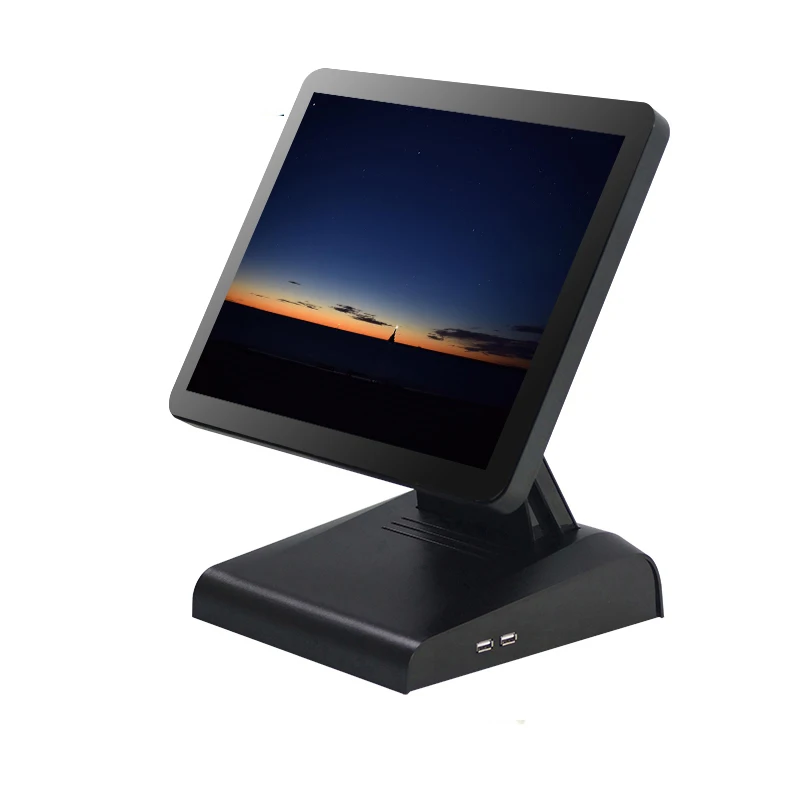 1" плоский емкостный сенсорный экран windows Pos терминал с чековым принтером сканер кассовый ящик Pos машина