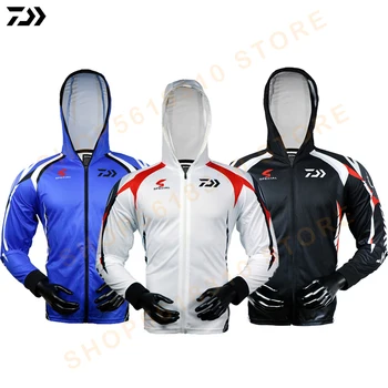 

2020 Dawa Jacket Shirt Breathable Outdoor Sports Quick Drying Camping Climbing Cycling Fishing Shirt Full Slleve Hoodies Men