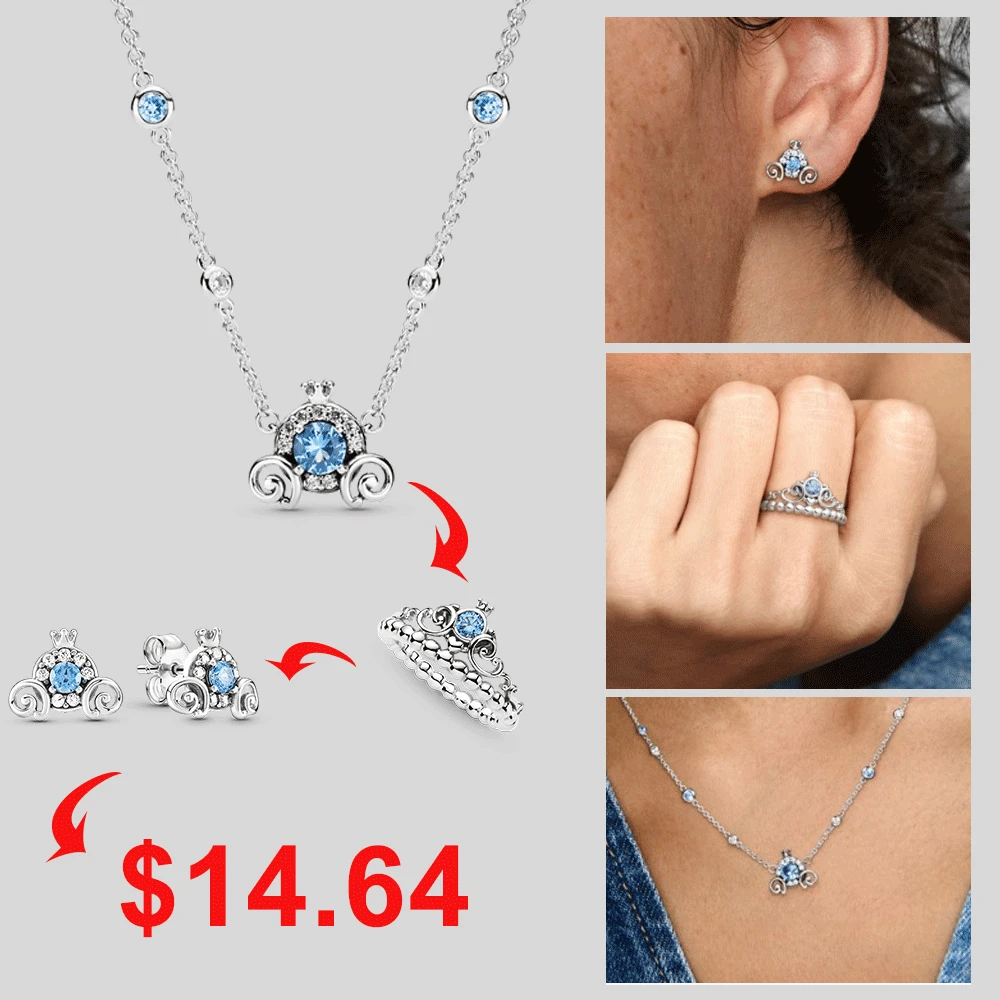 PROD 1005002412160933 925 Sterling Silver Charm Necklace earrings Ring
Pumpkin jewelry combination Suitable for Women To Wear Fashion Jewelry
Gift