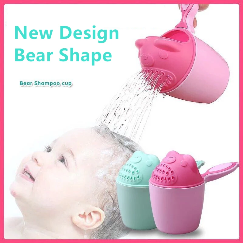1 шт. Милая мультяшная чашка для шампуня детская ложка душа ванны воды насадка