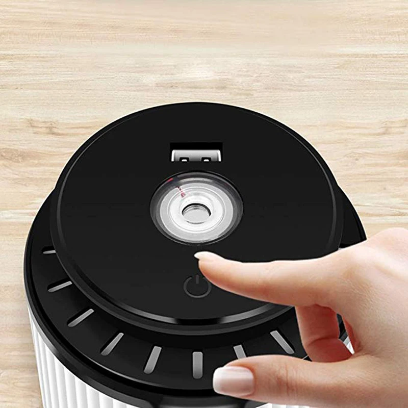 900ML Ultrasonic USB Air Humidifier Aroma Essential Oil Diffuser Cool Mist Purifier with 7 Color LED Night light for home office