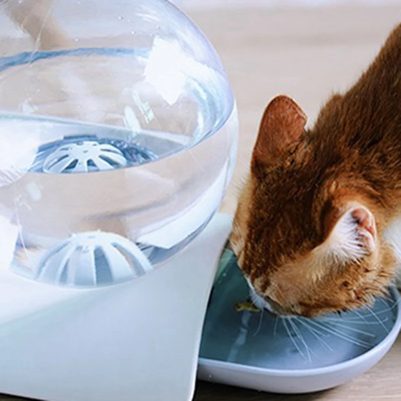 Pet диспенсер для воды автоматический кошачий фонтан большая миска для питья кошачий напиток-ABUX