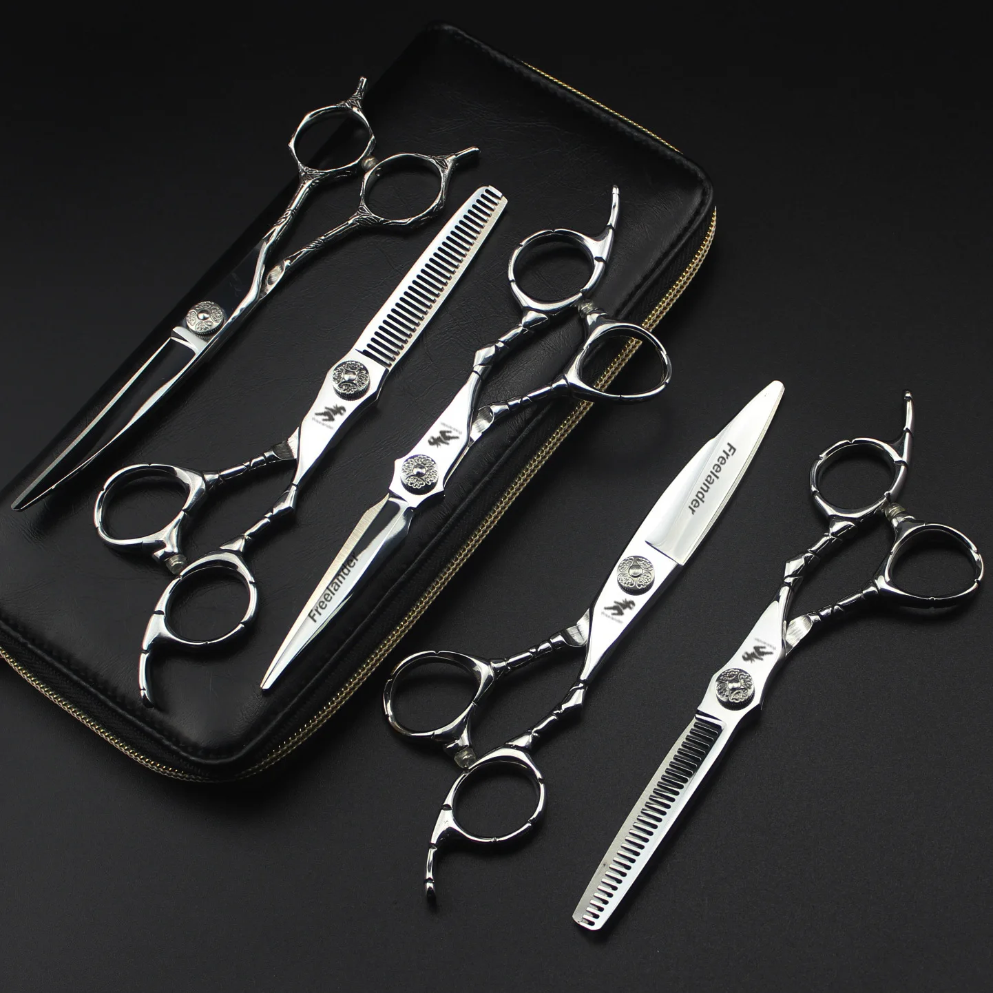 

440c new hot Hair cut scissors high quality 6.0 inch professional barber portable hair hairdressing scissors thinning shears
