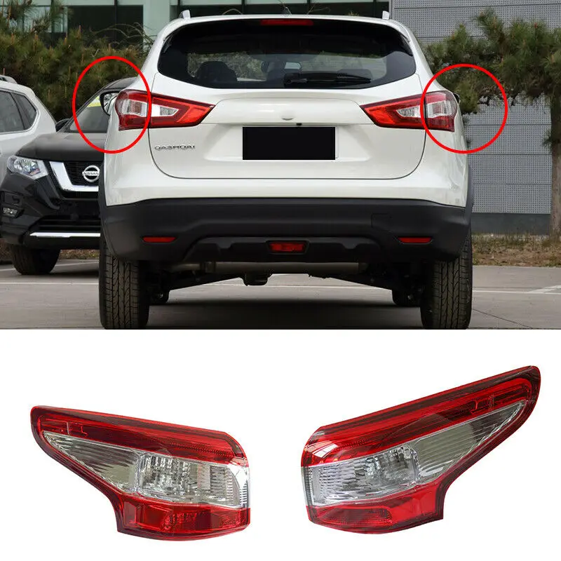 

Задние фонари для Nissan Qashqai 2016-2018 J11, задние фонари, молдинговая крышка, отделка, автомобильные аксессуары