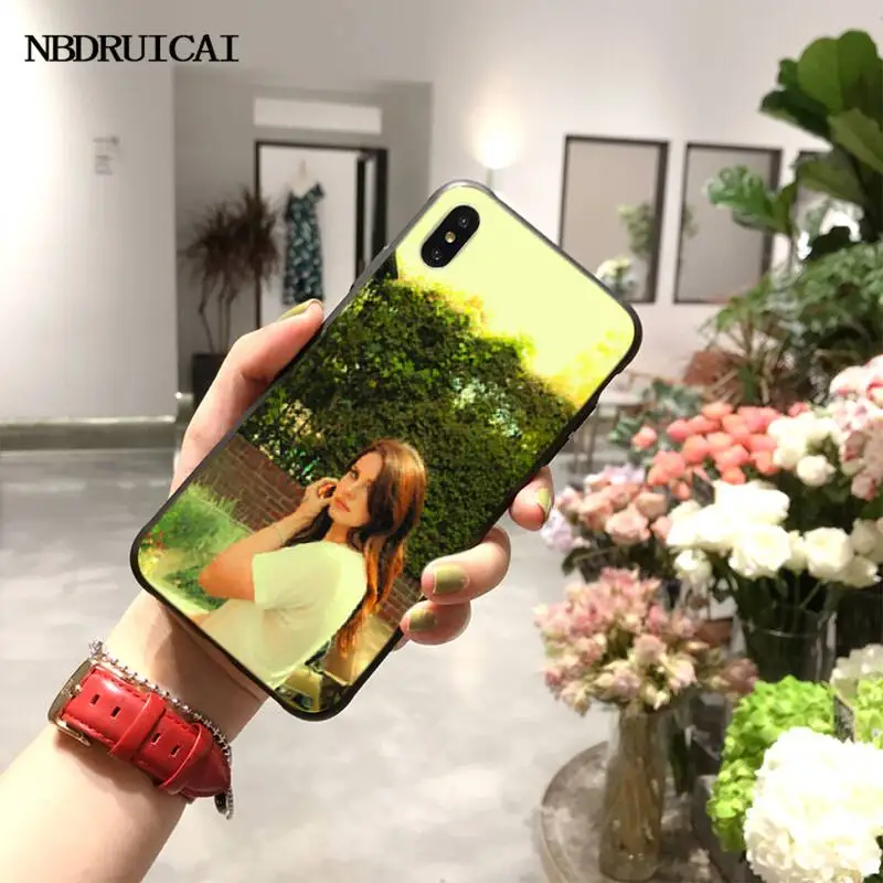 Мягкий чехол для телефона PENGHUWAN Lana Del Rey из черного ТПУ iPhone 11 pro XS MAX 8 7 6 6S Plus X 5S SE