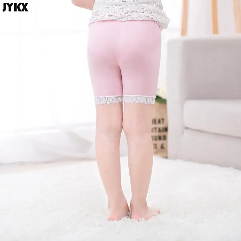 Hot new children's girls shorts modal lace pants children's girls shorts safety leggings
