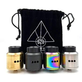 

RunVape Goon 528 RDA 25mm with Resin 810 Drip Tip E Cigarette Atomizers Vaporizer Peek Insulater Vape Tank