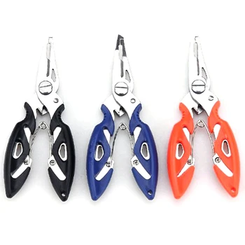 

3 Colors Multi-Function Fishing Pliers Scissors Wire Cutter Accessories Tool with Nylon Bag