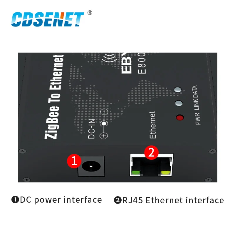 CC2530 ZigBee Ethernet беспроводной модуль приемопередатчика данных 27dBm порты TCP, UDP длинный диапазон Ad Hoc сети 500 мВт Передатчик и приемник