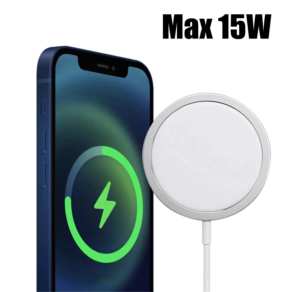 15 Вт магнитное Беспроводное зарядное устройство для iPhone 12 Pro Max Qi быстрое Mini USB C PD
