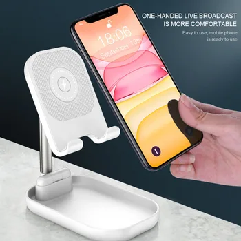 

Universal Adjustable Desktop Cell Phone Holder For IPhone IPad Tablet Mobile Desk Mount Phone Holder Stand Support Outdoor Tools