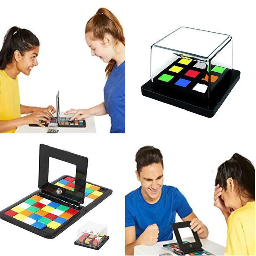 Children's Puzzle Game Jigsaw Puzzle Intellectual Color Battle Parent-child Interactive Sports Game Toys