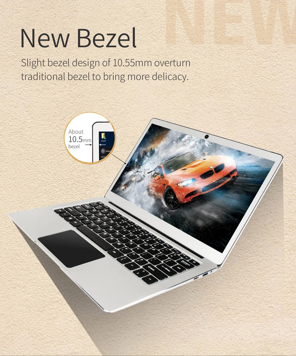 Jumper EZbook 3 Pro Laptop 13.3 Inch IPS Screen Intel J3455 6GB+64GB Notebook 2.4G/5G WiFi with M.2 SATA SSD Slot Jumper EZbook 3 Pro Laptop 13.3 Inch IPS Screen Intel J3455 6GB+64GB Notebook 2.4G/5G WiFi with M.2 SATA SSD Slot