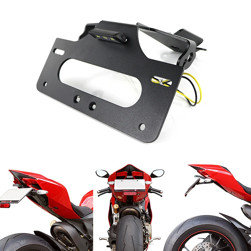 Подходит для поездок на мотоцикле Ducati 899 959 1199 1299 Panigale Номерного Знака Держатель