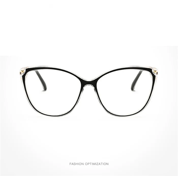 0-0,5 -0,75 bis -6,0 Anti Blue Rays Myopie Brillen Fertige Frauen Cat Eye Kurzsichtige Brillen verschreibungspflichtige Okulary Korekcyjne – Detail 4