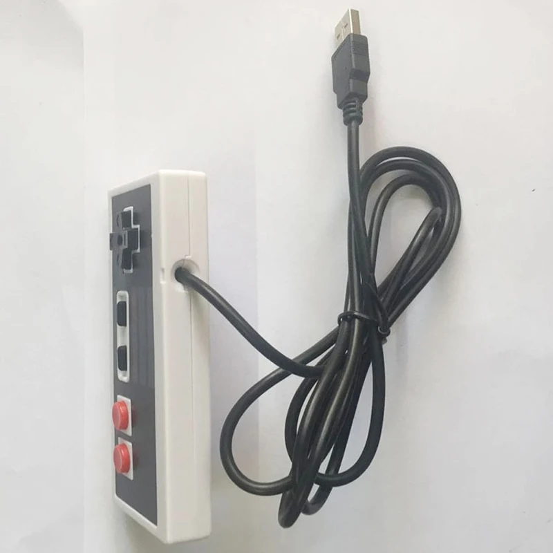 Ностальгический 1 шт. классический ретро проводной игровой контроллер USB для nintendo NES джойстик для NES контроллер для Windows PC геймпад для макбука