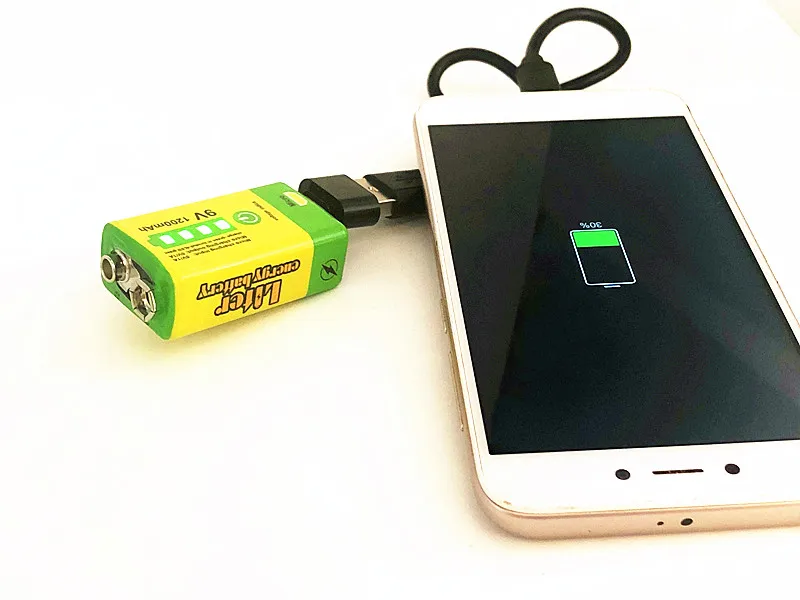 9V 6F22 USB 1200mAh литий-ионная аккумуляторная батарея для сигнализации дыма беспроводной микрофон гитара Эквалайзер домофон мультиметр банк мощность