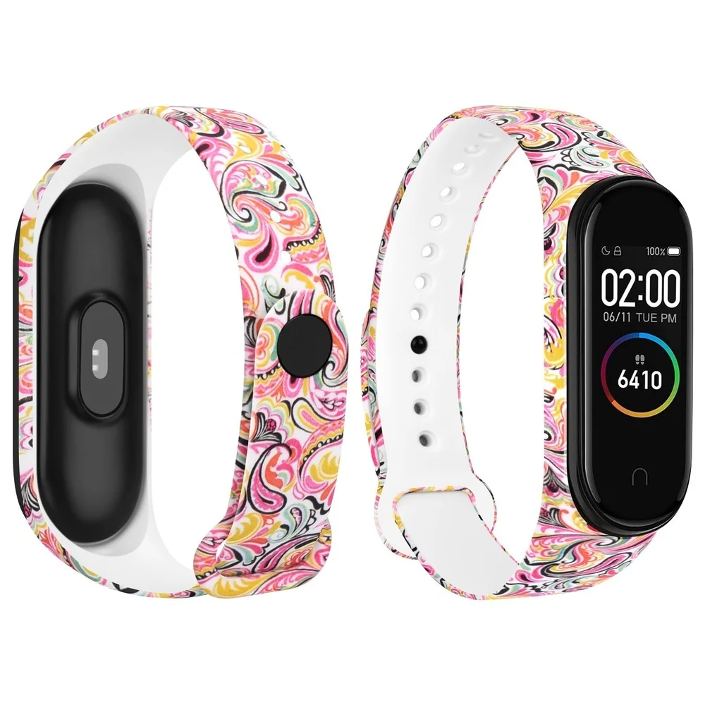 Correa de silicona para Xiaomi Mi Band 4 y 3, repuesto de correa de TPU para pulsera, 3, 2 y 1 unidad