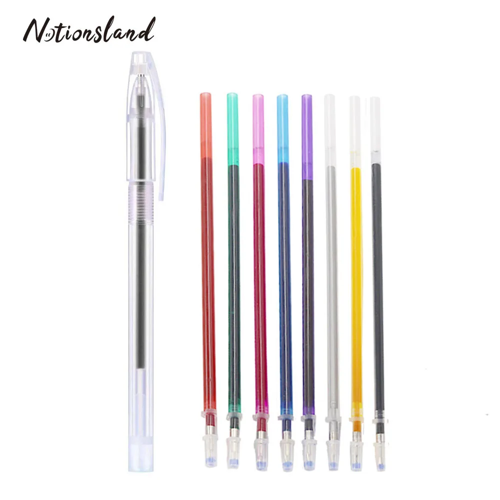 

40pcs Water Erasable Pens Fabric Markers Refill Soluble Disappearing Cross Stitch Marker Pen for Dressmaking Sewing Tools