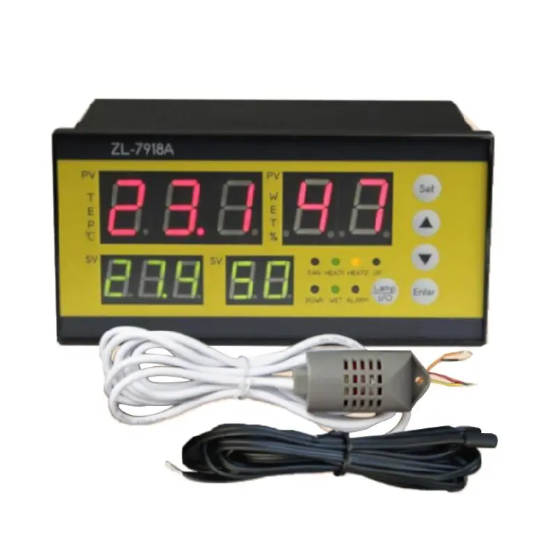 

ZL-7918A Automatic Incubator Controller 100-240V LCD Tem Humidity Control XM 18 G8TB