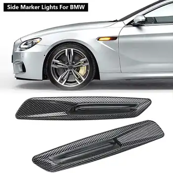 

2x LED Fender Side Marker Light Turn Signal Lamp For BMW 1Series E81 E82 E87 E88/3Series E90 E91 E92 E93/5Series E60 E61 E10 E39