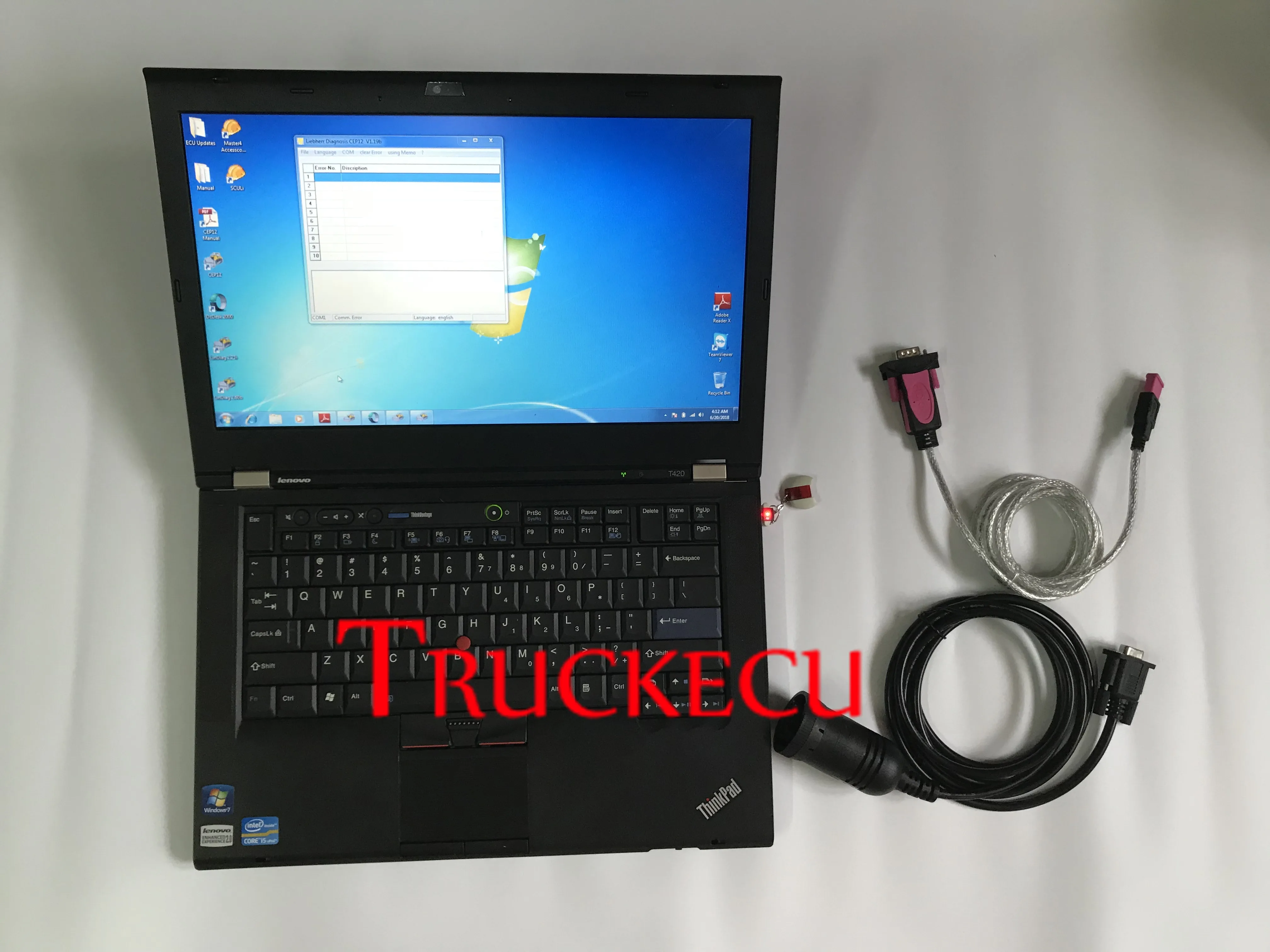 

For LIEBHERR DIAGNOSTIC SERVICE TOOL LIEBHERR truck CONSTRUCTION EQUIPMENT Sculi Liebherr diagnostic tool+Thoughbook CF19 Laptpo