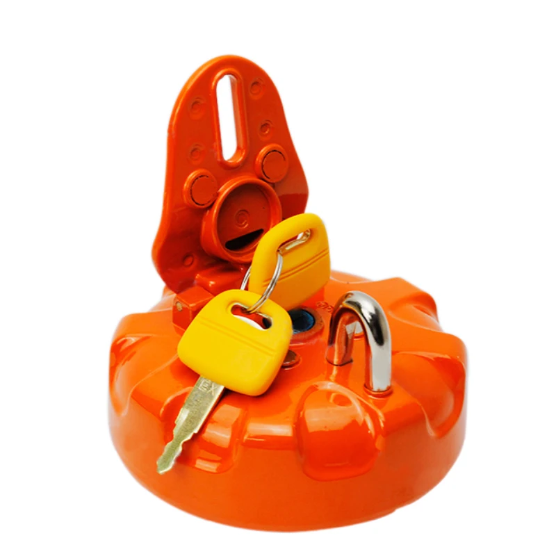 

excavator accessories ZX EX Diesel tank cover Anti-theft fuel tank cap Double anti-theft lock