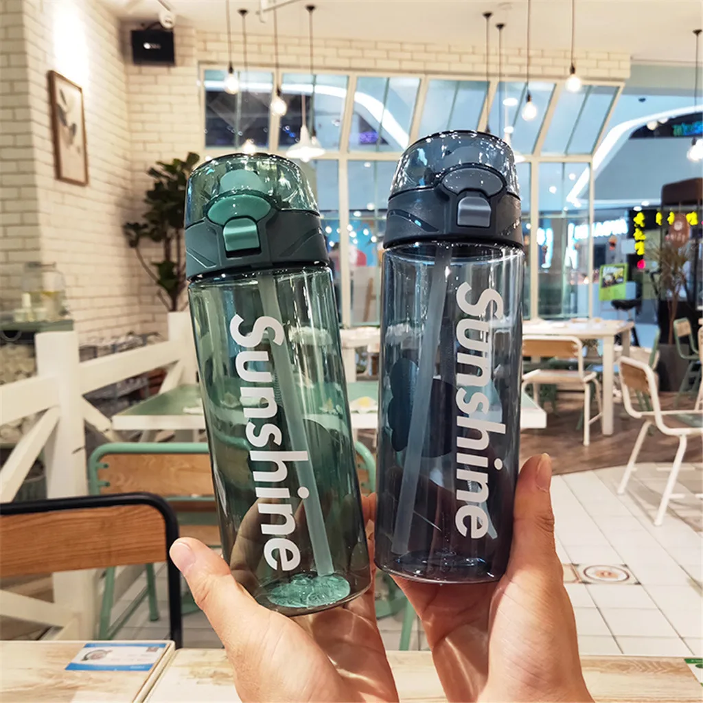 Флип Led Соломенная бутылка для воды напитков Спортивная гидрация Велоспорт пешая ходьба походы большой емкости спортивная чашка студенческий Кубок Сиппи A1