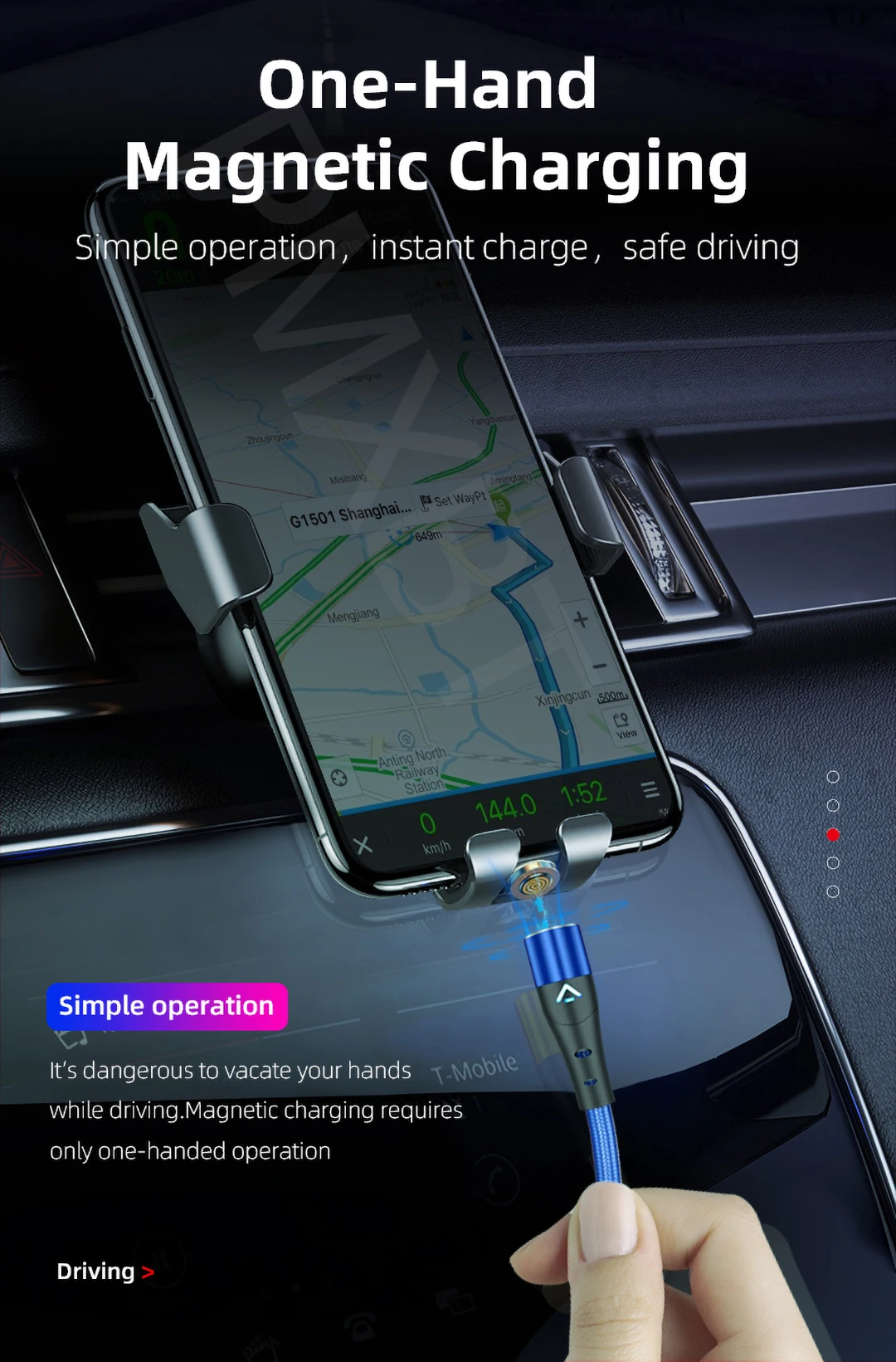 Магнитный кабель Micro USB type-C, вращающийся на 360 градусов, 3 А, быстрая зарядка для iPhone, samsung, huawei, USBC, магнитное зарядное устройство