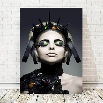 

Wall Art Black Lips Fashion Girl Posters Canvas Painting Modern Art Picture Printed Gifts Artist Home Decor Living Room No Frame