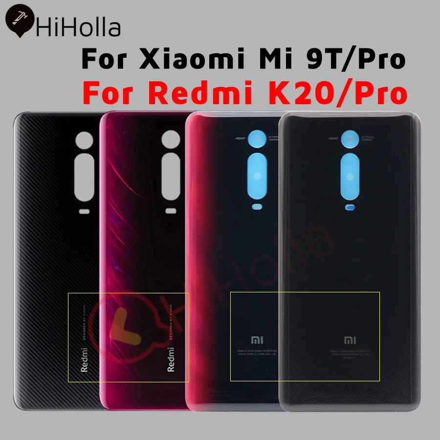 Новинка задняя крышка батарейного отсека для Xiaomi Redmi K20 Pro Mi 9T Задняя стеклянная