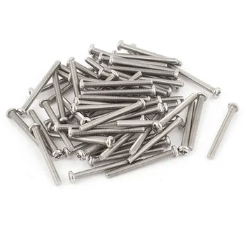 

M3 x 30mm 304 Stainless Steel Phillips Pan Head Screws Bolt 60pcs