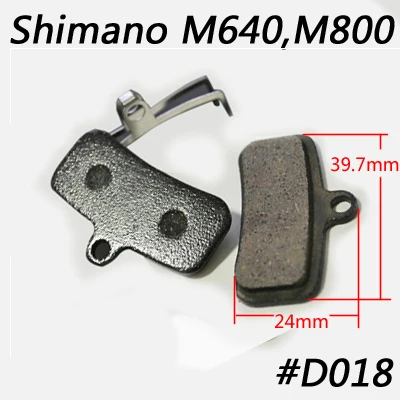 D018 Catazer 4 пары полуметаллические MTB велосипедные дисковые тормозные колодки для велоспорта SHIMANO0 AVID HAYES TEKTRO Magura Formula - Цвет: D018