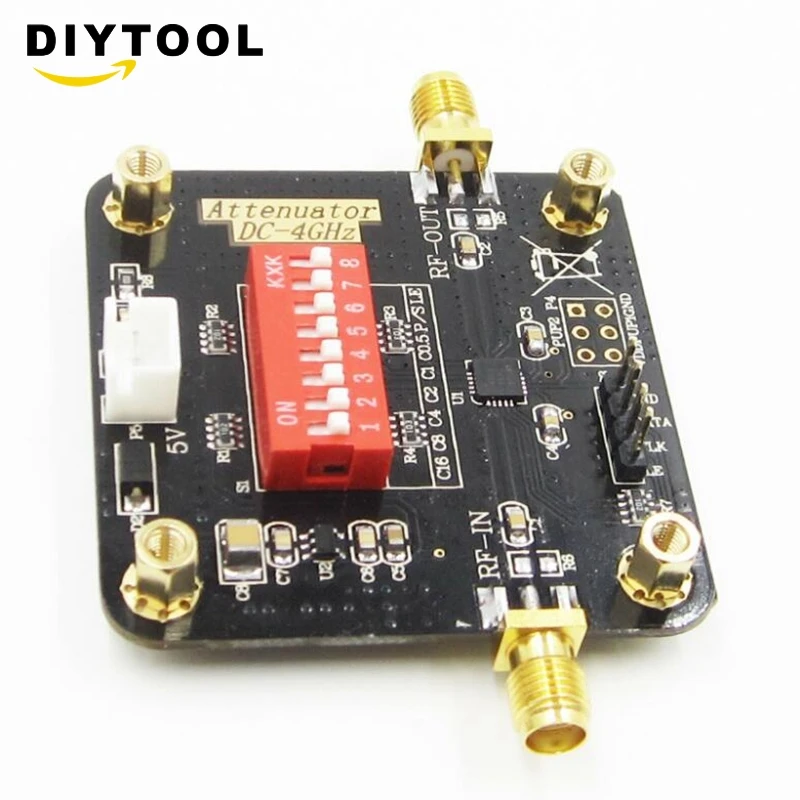 

PE4302 Digital RF Step Attenuator Module High Linearity 0.5dB 50-ohm RF DSA